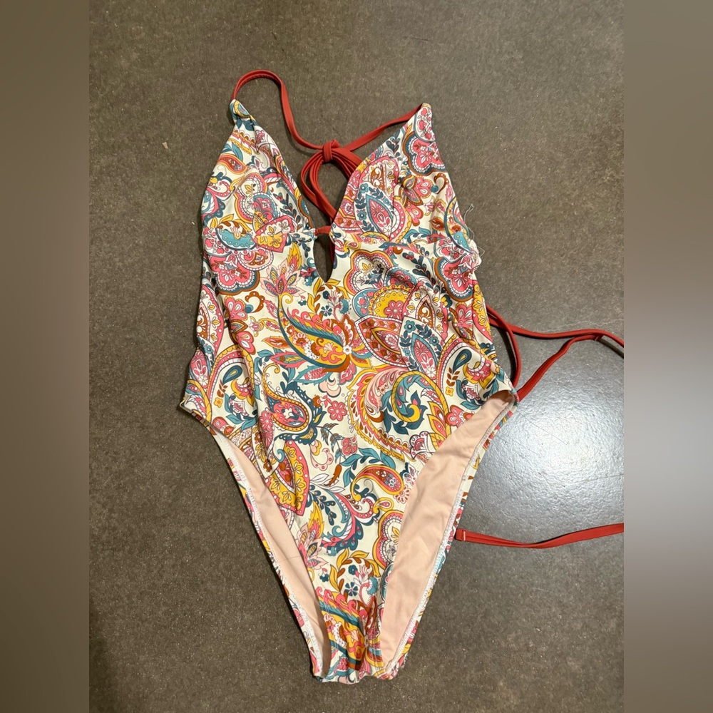 Colorful Paisley Swimsuit